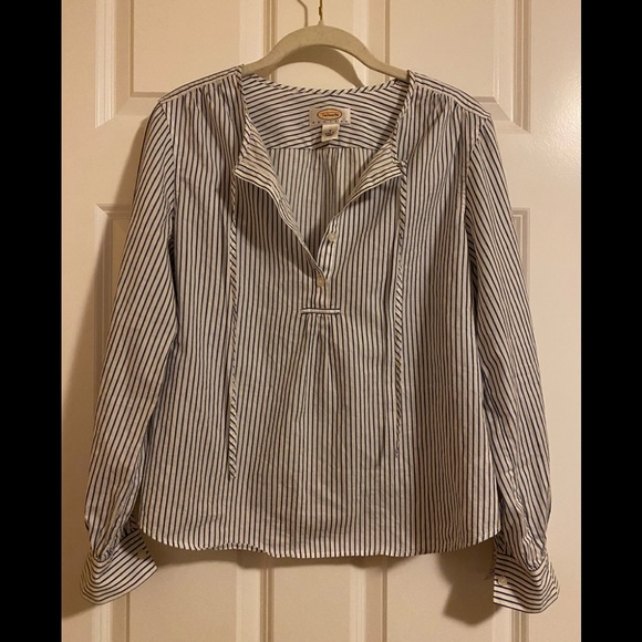 talbots long sleeve blouses